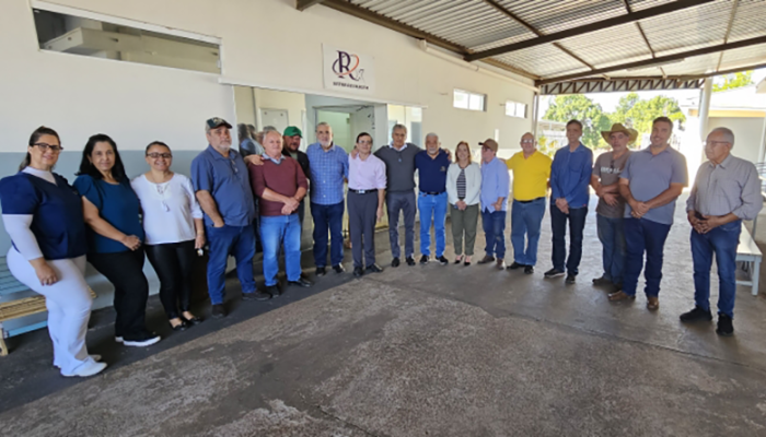 Em visita à Santa Casa - Foto: Divulgação
